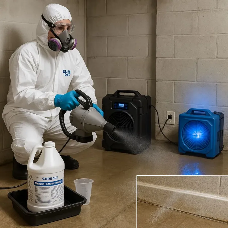 Sanitization and Odor Removal process in South Bloomfield, OH