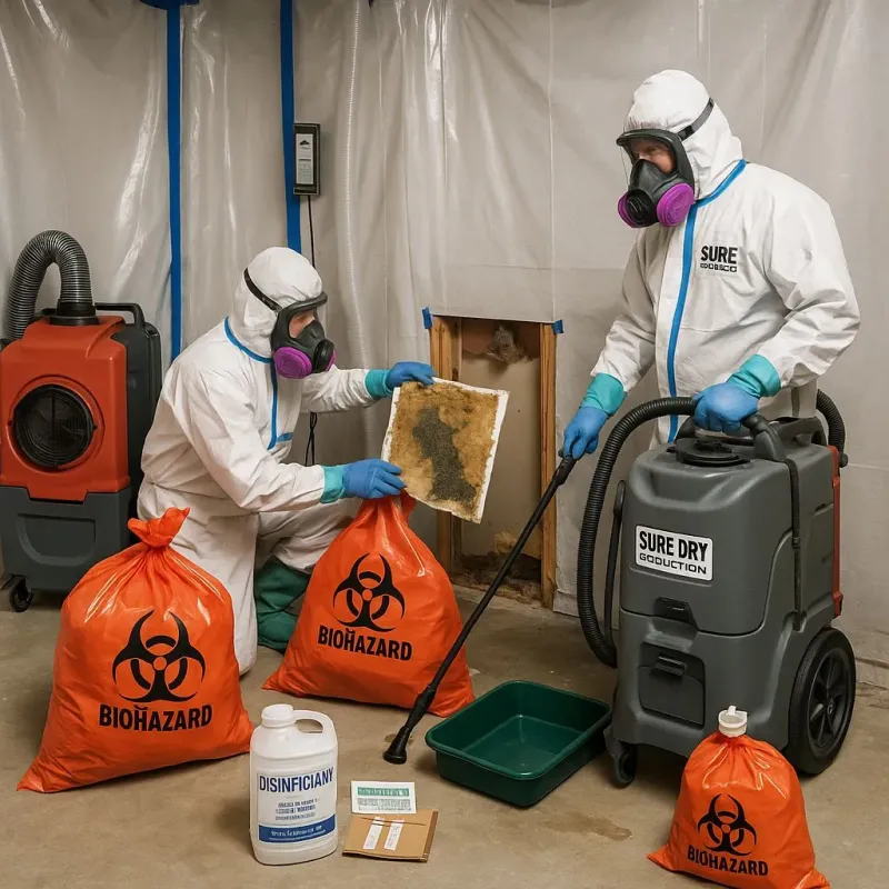 Contaminated Water Handling Protocols process in South Bloomfield, OH